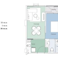 SALE with 20% discount Apartment in Skypark Celeste Laguna Phuket, 36 m2 - Image 5