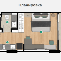 Studio in Lauan Green Park, 30.3 m2 - Image 7