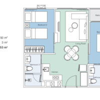 Apartments in Skypark Aurora, 53 m2 - Image 10