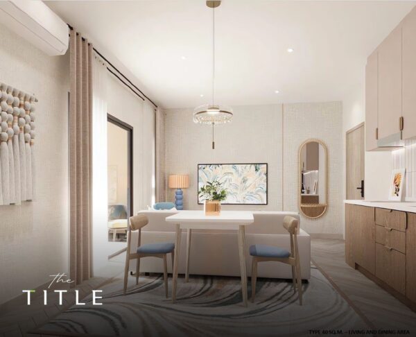 Apartment in The Title Adora Phuket, 43 m2