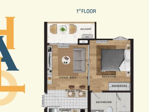 Apartment The Title Halo1 40 m2