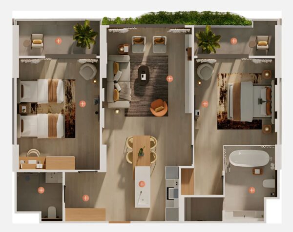 Apartment Layan Green Park 118 m2
