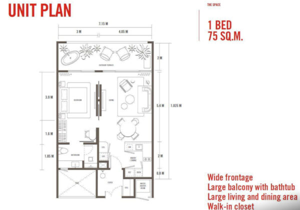 The Standard Residences 75 m2