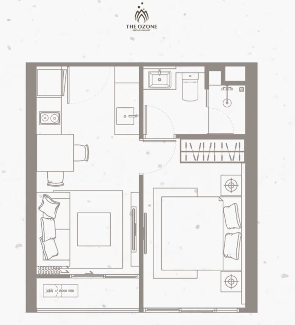 Apartment The Ozone Condominium 41,5 m2